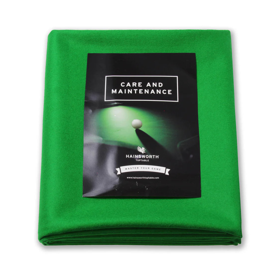 Hainsworth Match Cloth - 12 ft Snooker Green Bed & Cushion Set