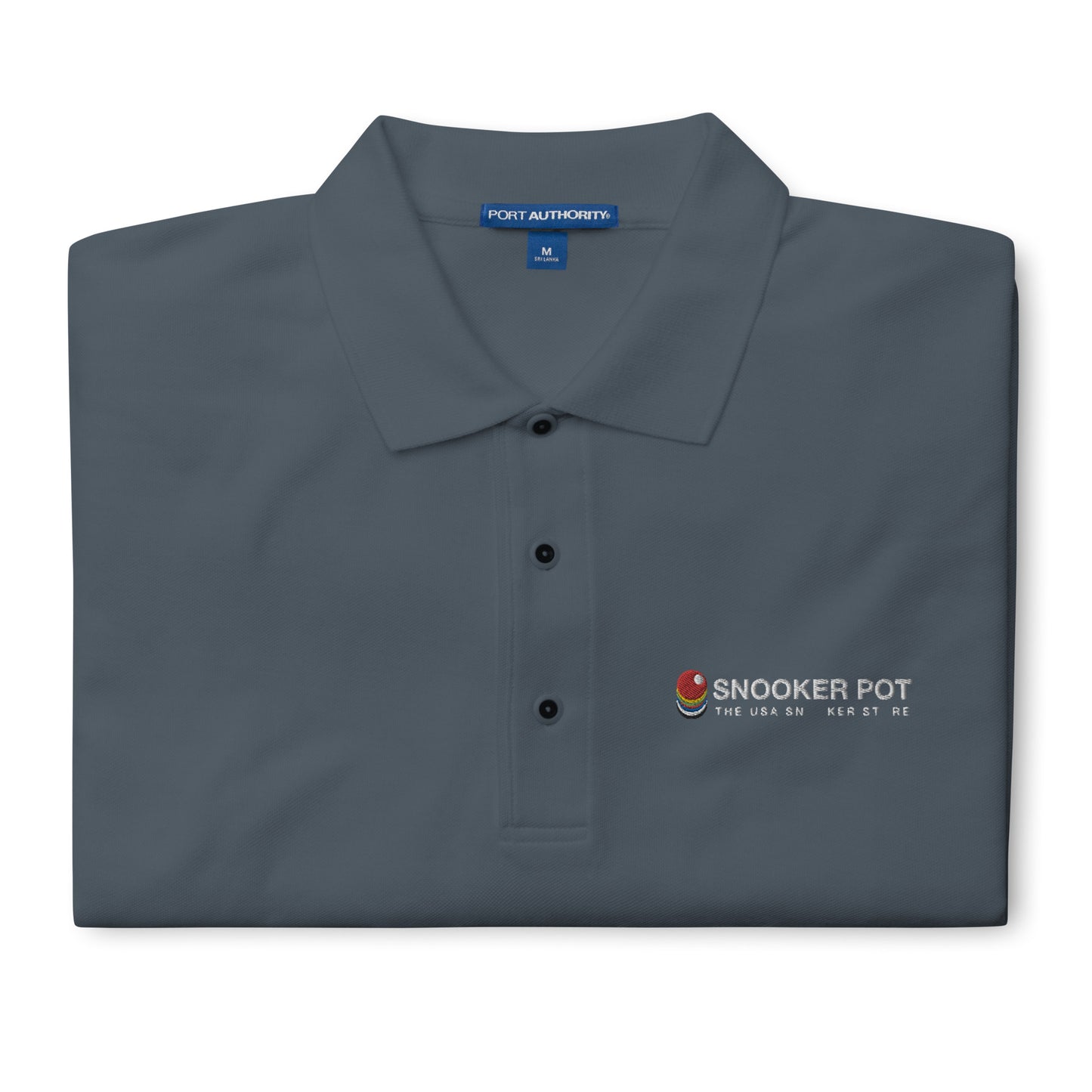Snooker Pot Branded Men's Premium Polo