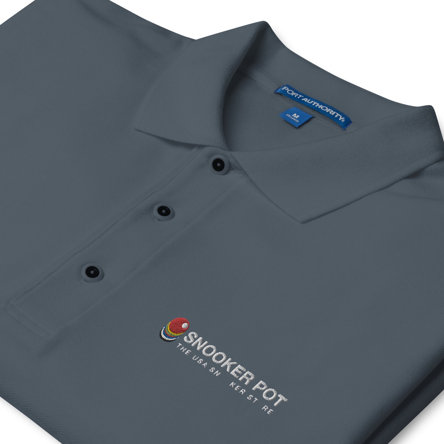 Snooker Pot Branded Men's Premium Polo