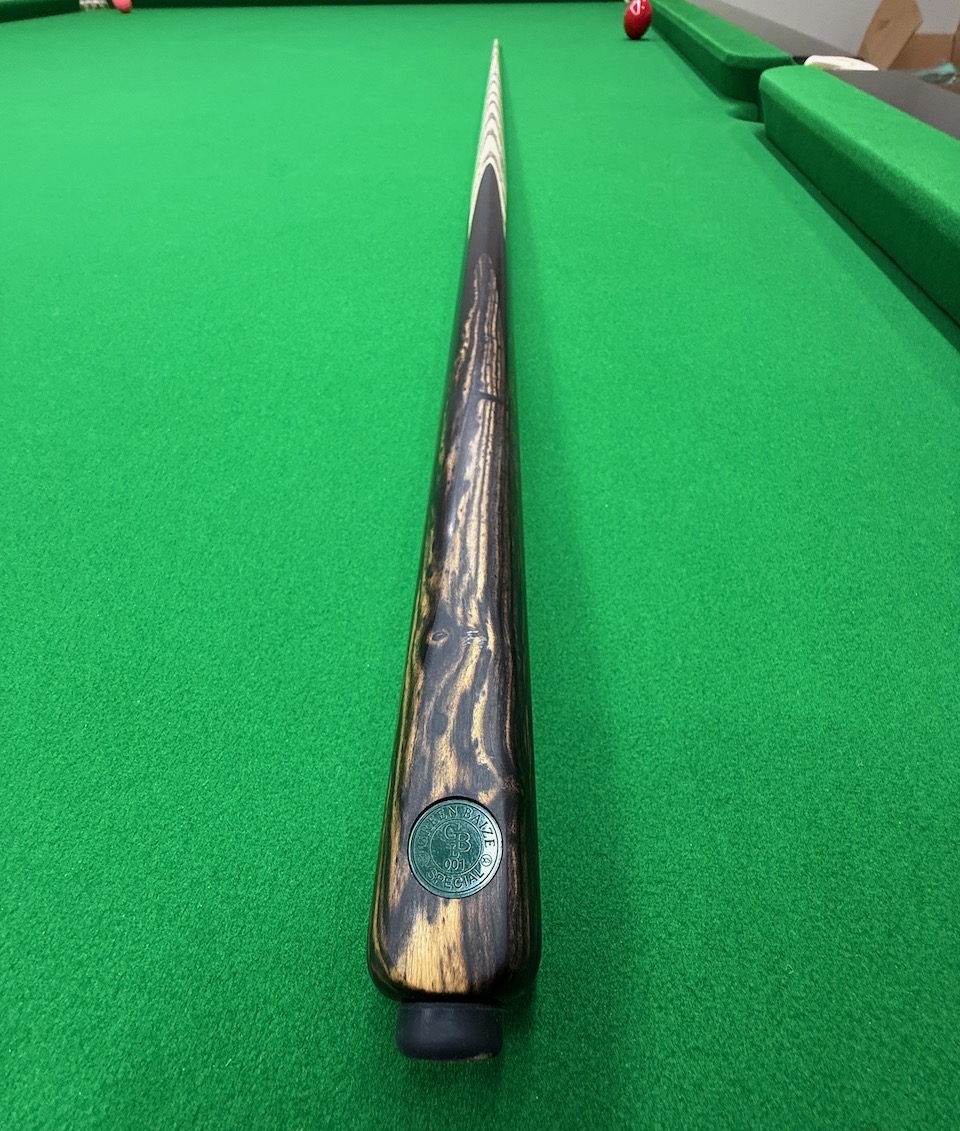 GBL Special 001 XS – 1-Piece Ash Snooker Cue (9.25mm with Century G5 fitted, Titanium Ferrule, 58", 18.5oz)