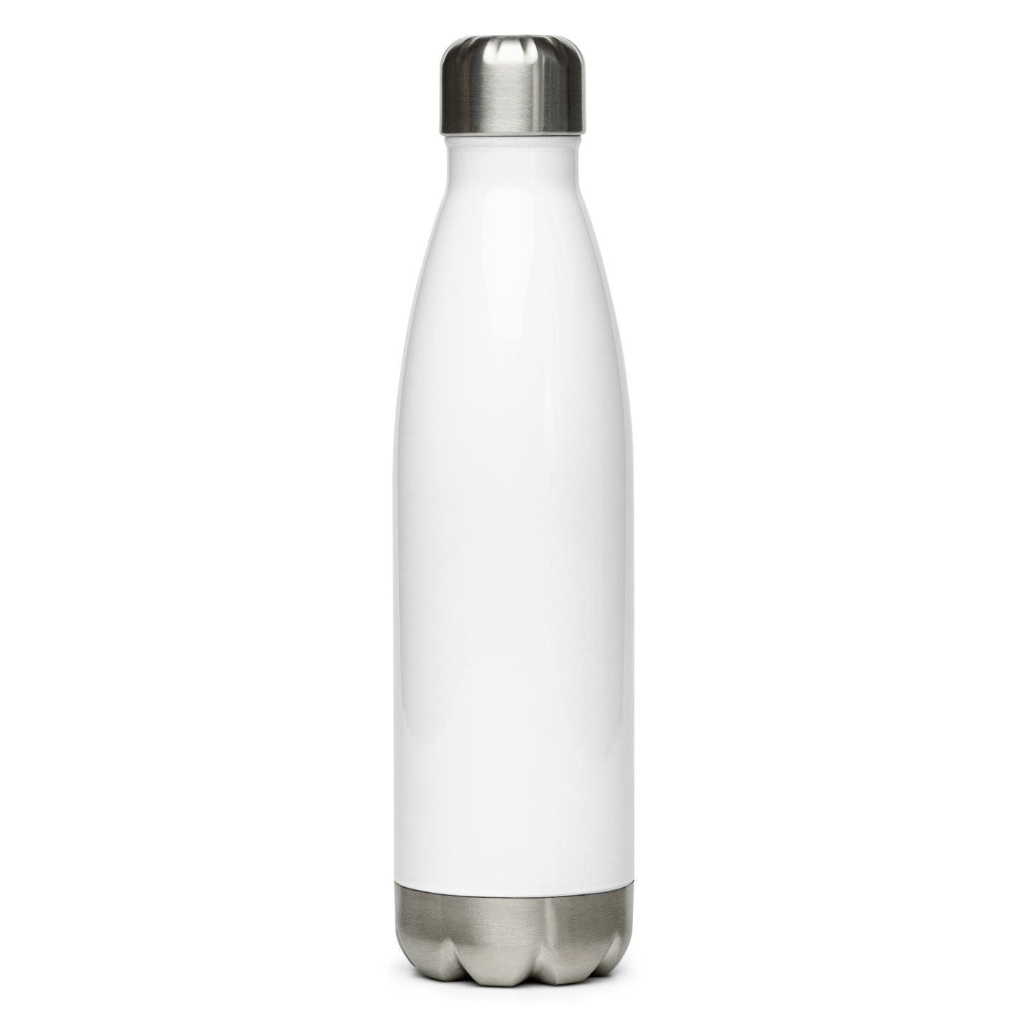 Snooker "Pool for Grown Ups" - White stainless steel water bottle